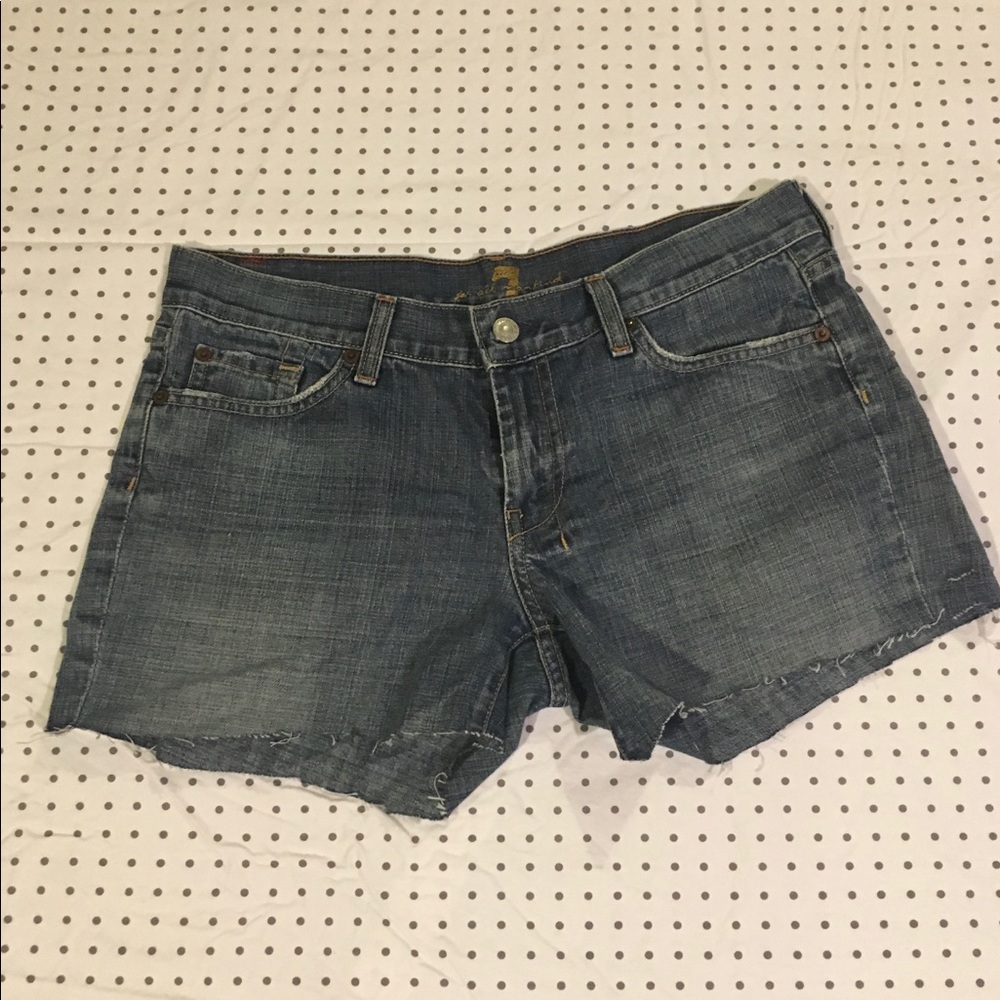 For All Mankind Jean shorts